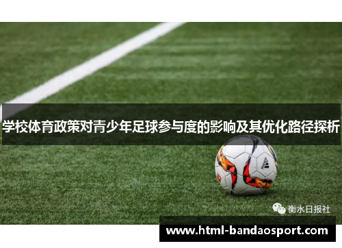 学校体育政策对青少年足球参与度的影响及其优化路径探析